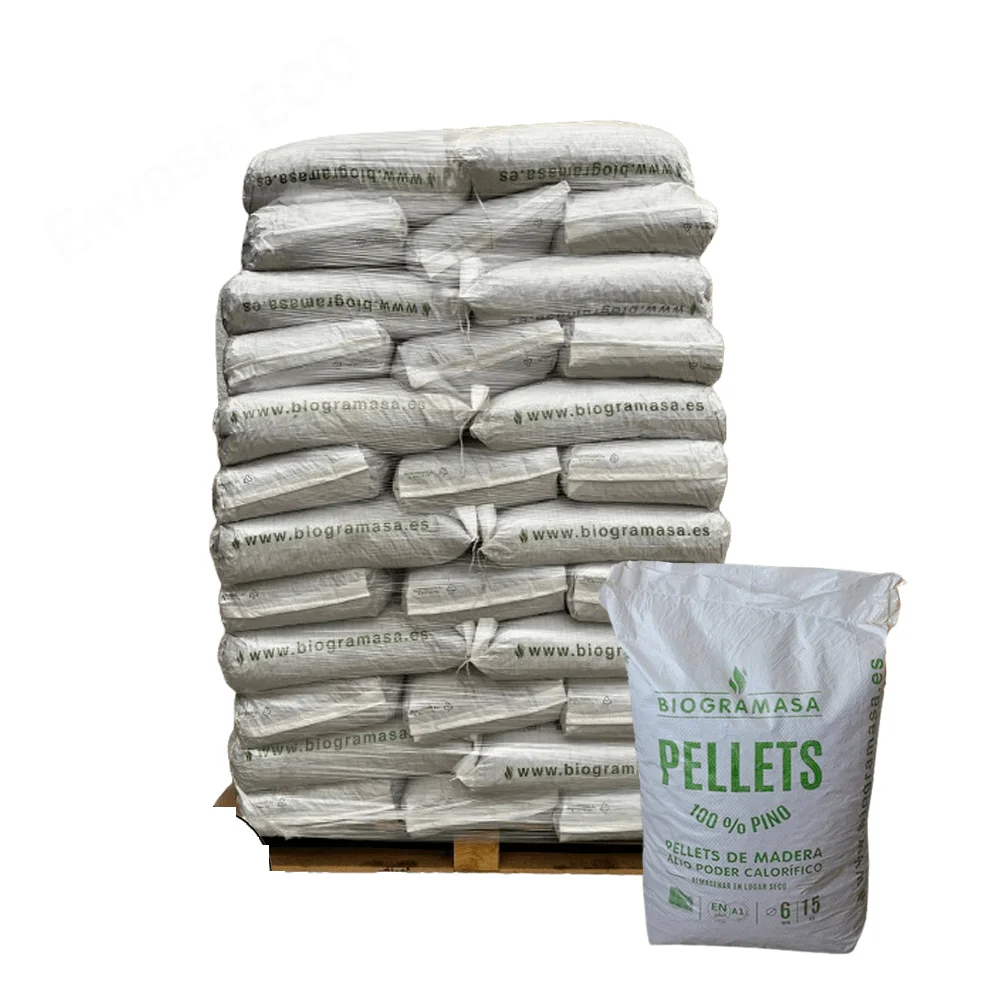 Pellets Biogramasa – Palete com 72 sacos de 15 kg