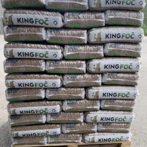 Palete com 77 sacos de grânulos KINGFOC